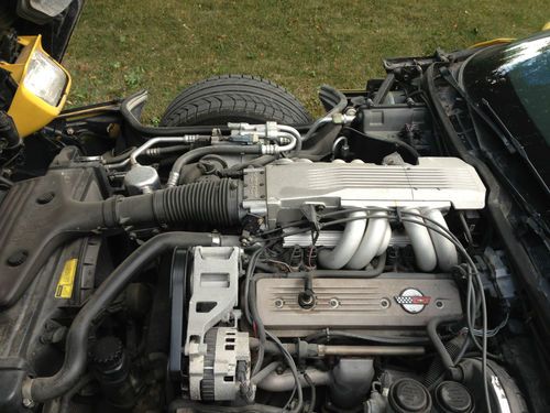 1988 Chevrolet Corvette 64,677 miles, 5.7L, 4+3 manual, yellow, 1 of 578 built, image 6