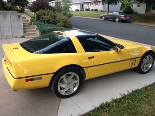 1988 Chevrolet Corvette 64,677 miles, 5.7L, 4+3 manual, yellow, 1 of 578 built, image 8