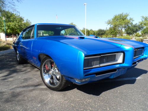 1968 pontiac gto coupe 461 th400 automatic ford 9" rear true blue phs show car