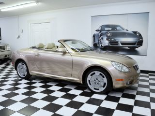 2004 lexus sc 430 only 19k miles htd seats navi levinson alloy wheels