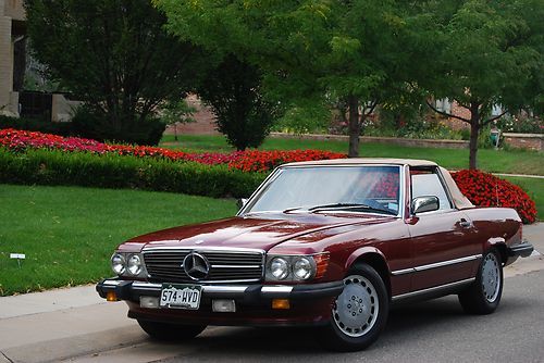 1989 Mercedes Benz 560SL Convertible, image 3