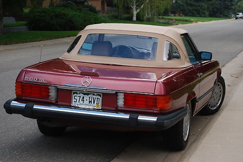 1989 Mercedes Benz 560SL Convertible, image 4