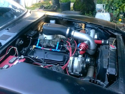 Turbo v8 1974 datsun 260z like 240z 280z s30 302 mustang engine