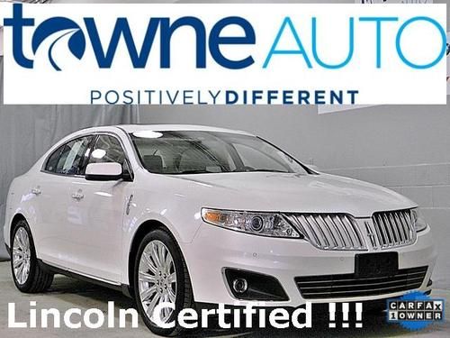 2010 lincoln mks awd navigation rearview camera 9,000 m