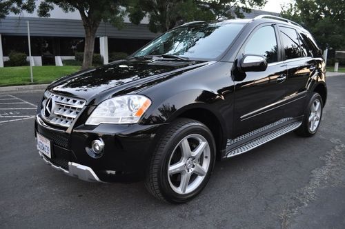 2009 mercedes benz ml550 clean carfax 1 owner i-pod navi low miles loaded