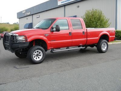 4" lift crew cab 4x4 7.3l power stroke diesel 8 ft bed alloys