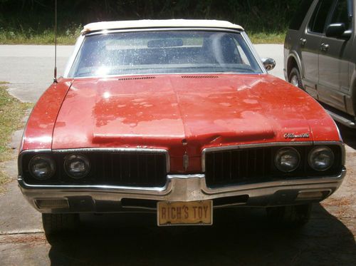 1969 olds cutlass convertible - project car plus many extra parts