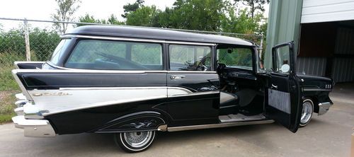 1957 chevrolet bel air low-rider hydraulics custom paint rare wagon