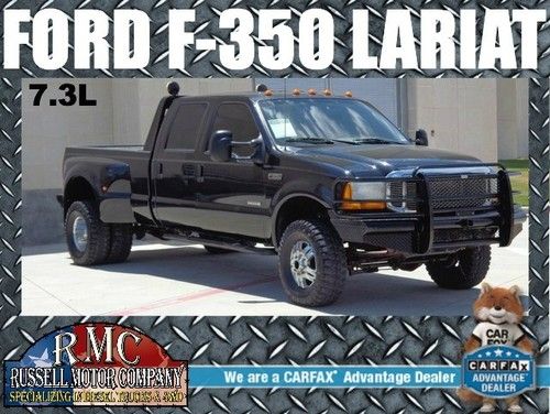 Ford f-350 diesel 4x4 crew cab powerstroke lifted 7.3l texas truck