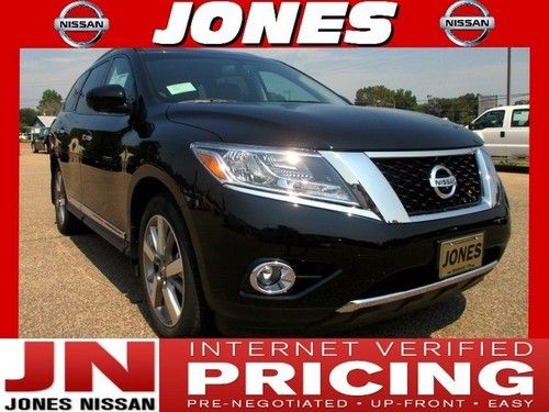 New 2014 nissan pathfinder 2wd platinum msrp $41570 super black