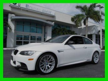 13 alpine white 4l v8 m-double clutch coupe *carbon fiber splitter / spoiler *fl