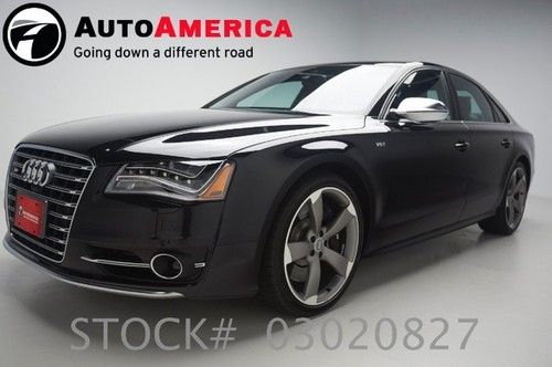 2k low miles 2013 audi s8 loaded black with black full leather nav one 1 owner