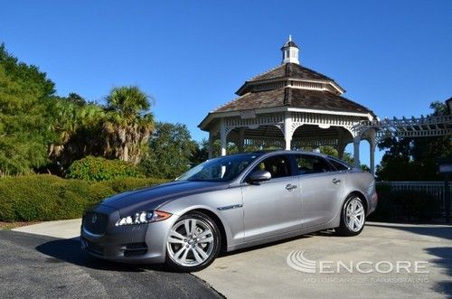 2012 jaguar xjl portfolio sedan**blind spot**pano roof**navi**camera**paddles**