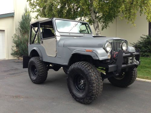 **must see** custom 1976 cj5 4x4 **diesel** 5 speed lifted 35's cj 5