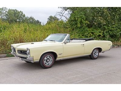 66 gto convertible, correct 389 v8, 4 speed, correct colors, a/c, p/s, p/b phs