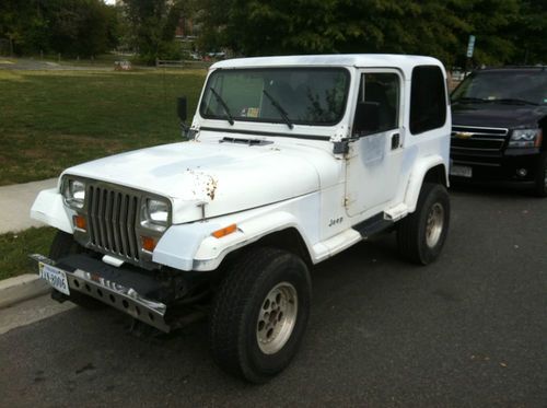 1989 jeep wrangler yj no reserve!