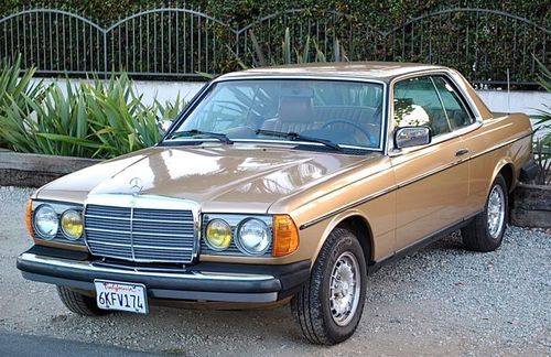 1984 mercedes 300cd turbo diesel coupe low miles ca car