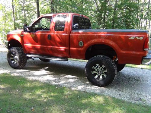 2001 Ford F-250 Lifted Super Duty XLT Extended Cab Pickup 4-Door 7.3L, image 8