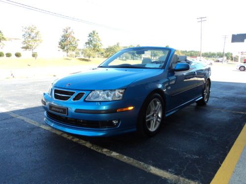 2006 saab 9-3 aero convertible 1 owner!!! local! low miles! mint!!!!