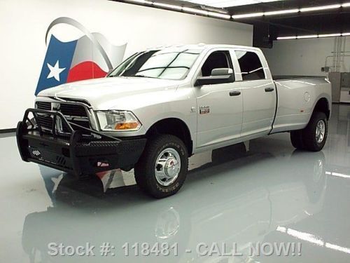 2012 dodge ram 3500 crew 4x4 h.o. diesel dually tow 46k texas direct auto