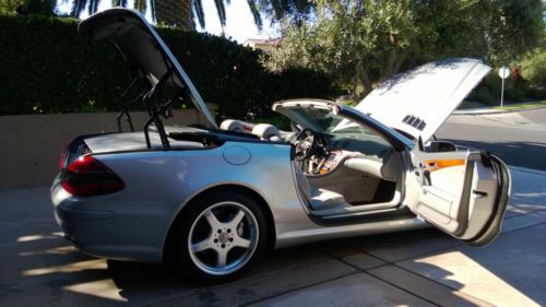 NO RESERVE - 2004 Silver Mercedes Benz SL 55 AMG Convertible 5.5L, image 8