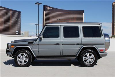 2010 mercedes-benz g550+palladium silver+dual rear dvd+rear view camera+loaded!