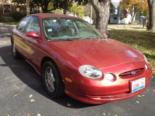 1997 ford taurus sho, red, 123k, v8, runs great