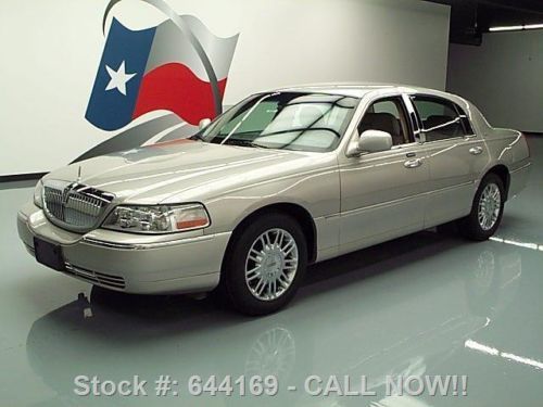 2006 lincoln town car designer 6-pass htd leather 51k texas direct auto