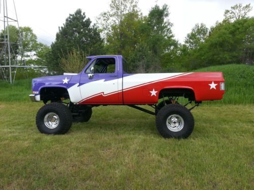 1984 CHEVY 3/4 TON 4X4 MONSTER TRUCK COMMERCIAL TRUCK AMERICA, image 9