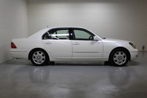 2003 lexus ls430 ultra luxury crystal white/ecru 121k clean carfax new tires!!!