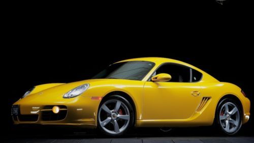 2007 porsche cayman s speed yellow low miles stunning condition 6 speed