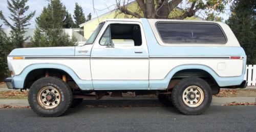 1979 ford bronco &#034;original&#034; 2 door with race trim package