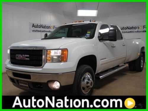 2011 gmc sierra 3500 drw slt 4x2, 6.6l turbo diesel, leather, navigation, rr cam