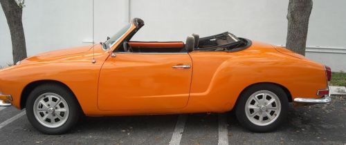 (2) 1971 karmann ghia convertibles- both run &amp; drive great!