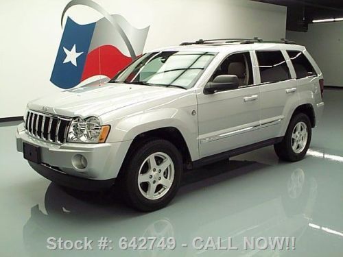 2007 jeep grand cherokee limited 4x4 sunroof nav 24k mi texas direct auto