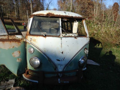 1965 vw van deluxe 13 window split window splitty volkswagen bus