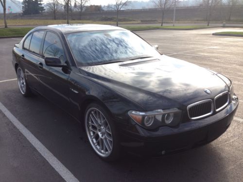 2004 bmw 760i v12 sport pkg, 67k mi, 21&#034; bbs rims, tint, navi, distronic cruise