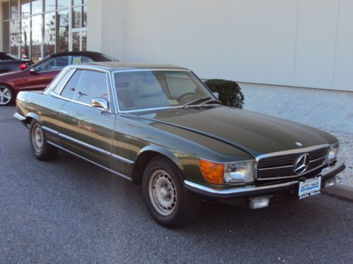 1975 mercedes 450slc euro - v8 - orig. miles! - runs/drives great! - looks nice!