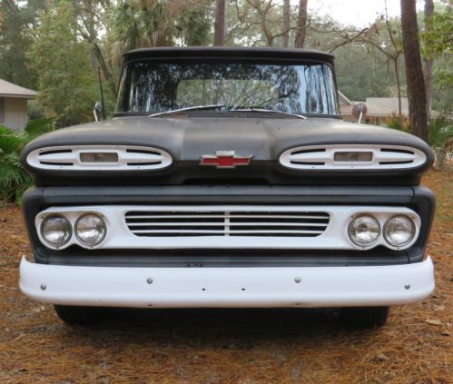 1961 Chevrolet C-10 Apache shortbed stepside, image 2