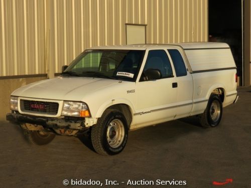 Gmc sonoma extended cab pickup truck 6&#039; bed cargo canopy auto vortec v6