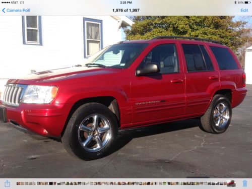 2004 jeep grand cherokee limited 4 x 4 warantee included  excellent condition