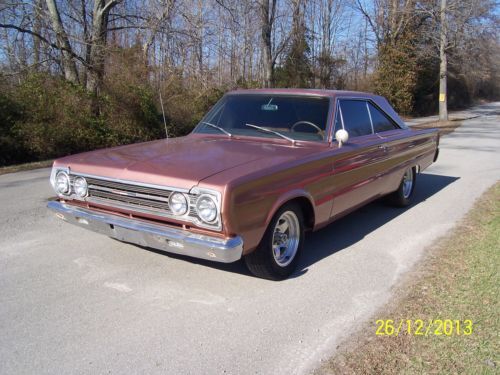 1967 plymouth satellite nice with built 340 and new paint job