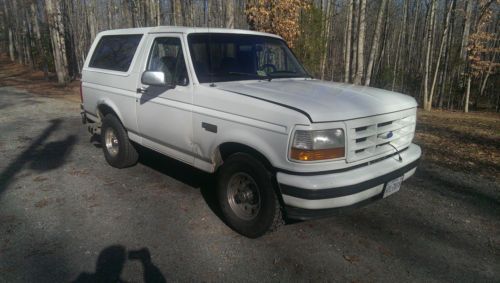 1996 ford bronco xlt sport sport utility 2-door 5.8l