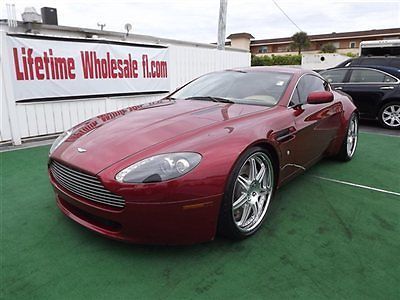 Florida 2008 aston martin vantage coupe carfax certified dealer serviced!