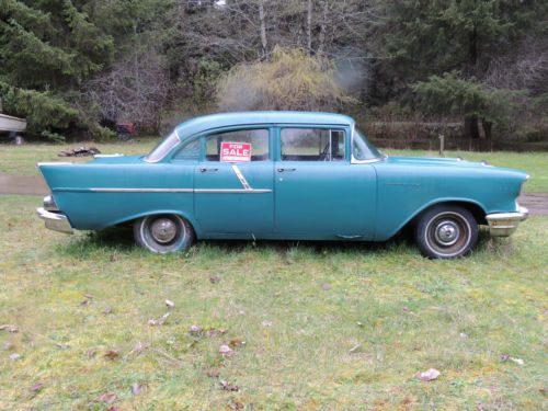 1957 chevrolet 150 utility 4door sedan