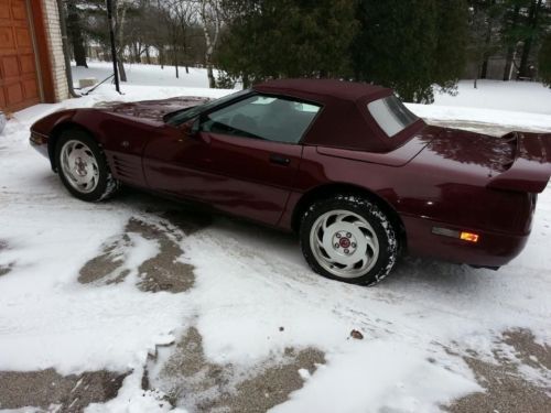 1993 chevrolet corvette 40th anniversary edition convertible 2-door 5.7l