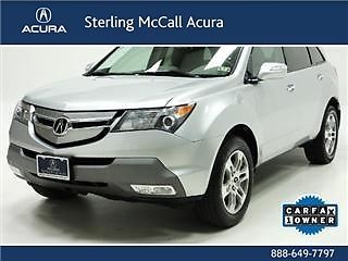 2008 acura mdx 4wd suv tech/entertainment pkg snrf lthr navi dvd third row 6cd!