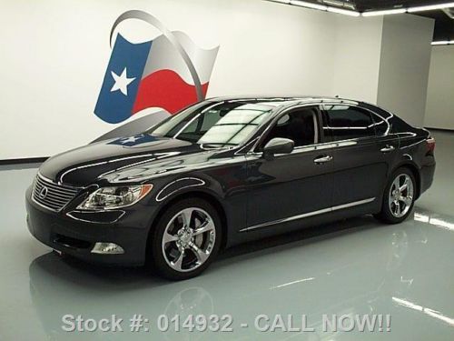 2007 lexus ls460 l sunroof vent seats nav rear cam 72k! texas direct auto