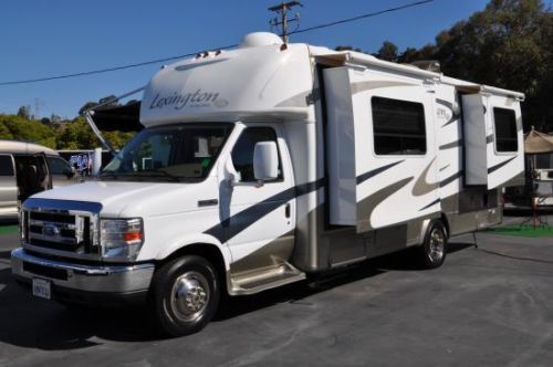 2008 lexington gts motorhome ford e-450 chassis 25&#039; very low miles 13,606