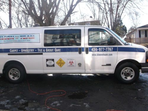 2004 gmc carpet cleaning van extended